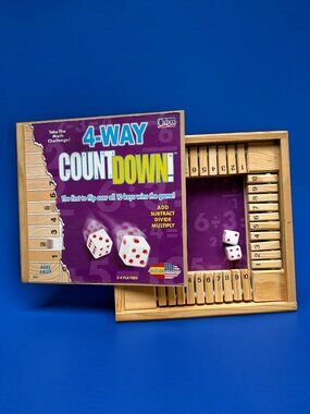 4-Way Count Down! Wooden Board Game 2004